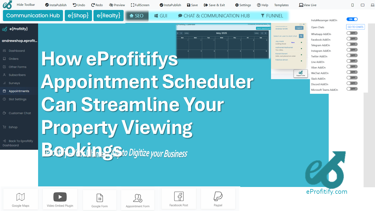 How eProfitifys Appointment Scheduler Can Streamline Your Property Viewing Bookings